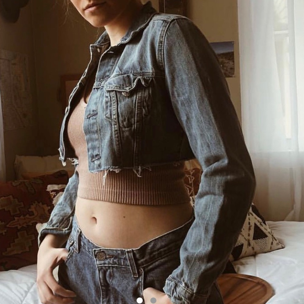 Cropped Denim jacket